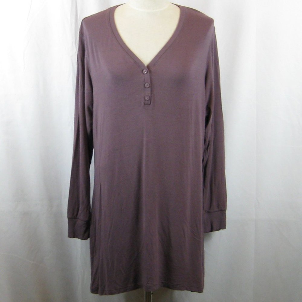 Skims Henley Sleep Night Shirt 2XL